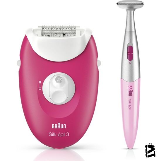 Braun Silk-épil 3 3420 Epilatör Ahududu Pembe - 2 Ek Parçalı Kablolu Epilatör / Epilasyon - Elden Taksitle Sözleşmeli Senetli Alışveriş