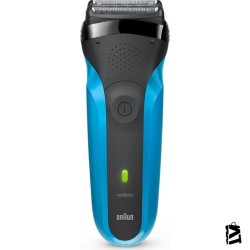 Braun Series 3 310s Şarj Edilebilir Islak Ve Kuru Elektrikli Tıraş Makinesi, Mavi
