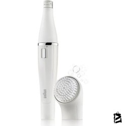 Braun FaceSpa 810 Yüz Epilatörü Ve Temizleme Fırçası Sistemi, Ek Pil İle Birlikte