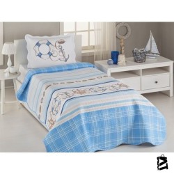 Özdi̇Lek Tek Kişilik Ranforce Dörtmevsim Set-Shells Turkuaz
