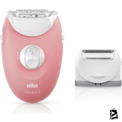 Braun Silk-épil 3 3440 Kablolu Kuru Kullanım Beyaz 2 Ek Ataçmanlı Epilatör / Epilasyon