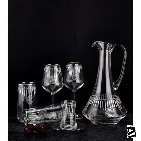 Neva N2686 Bitter 12 Kişilik Cam Sofra Seti - Elden Taksitle Sözleşmeli Senetli Alışveriş