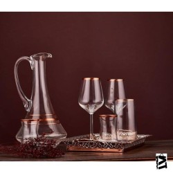 Neva N2688 Bakır Basic 12 Kişilik Cam Sofra Seti