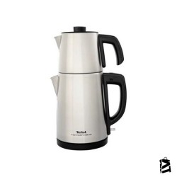 Tefal BJ5098TR Tea Expert Deluxe 1650 Watt Paslanmaz Çelik - Inox Demlikli Çay Makinesi [ Gri ]  -  9100036096