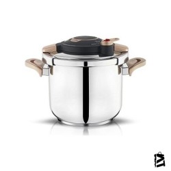 Schafer Galaxis 6,5 Litre Clipso Kapak Düdüklü Tencere-Rosegold