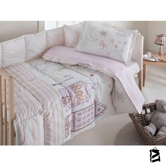 özdilek Bebek Uyku Seti Pembe Bebe Stella - Elden Taksitle Sözleşmeli Senetli Alışveriş