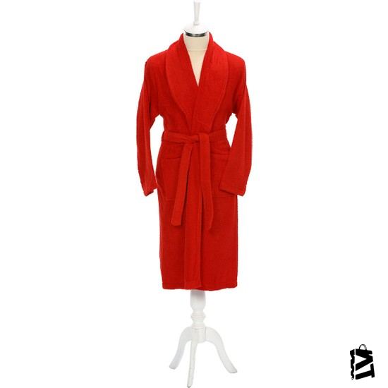 özdilek Trendy şal Yaka Bornoz S/m Kırmızı - Elden Taksitle Sözleşmeli Senetli Alışveriş