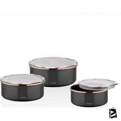 Neva N2775 Sweet Premium Bitter 3 lü Emaye Saklama Kabı
