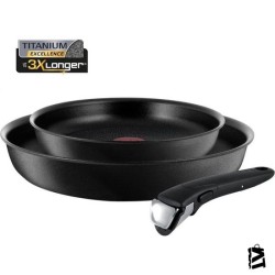 Tefal L65093 Ingenio Titanyum Talent Pro Tanışma Tava Seti 3 Parça - 2100111096