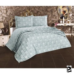 Cotton House Dora Çift Kişilik Mavi Yatak Örtüsü