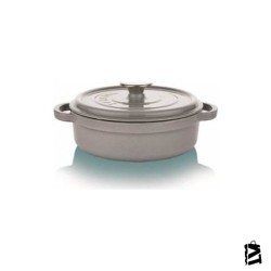 Schafer Guss Chef Demir Döküm 24 cm Karnıyarık Tencere Gri