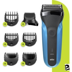 Braun 3 Serisi 310 BT BLU 3’ü 1 Arada Islak&Kuru Kullanım Kablosuz Tıraş Makinesi