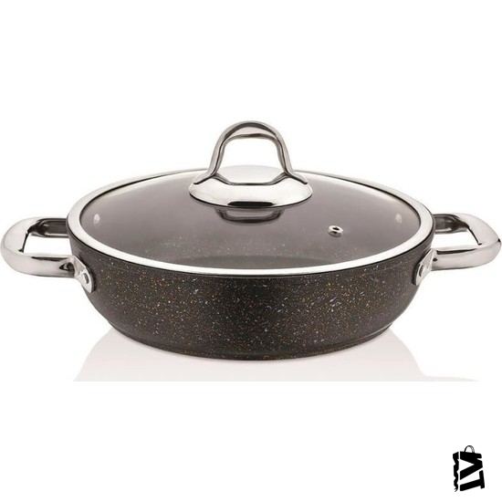Schafer Galaxy Tech Döküm Granit 24 Cm Karnıyarık Tencere Siyah - Elden Taksitle Sözleşmeli Senetli Alışveriş