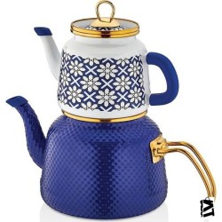 Schafer 1S272-15001-LAC01 Glaze 4 Prç. Emaye Çaydanlık