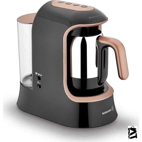 Korkmaz Kahvekolik Aqua Siyah/rosagold Otomatik Kahve Makinesi - Elden Taksitle Sözleşmeli Senetli Alışveriş