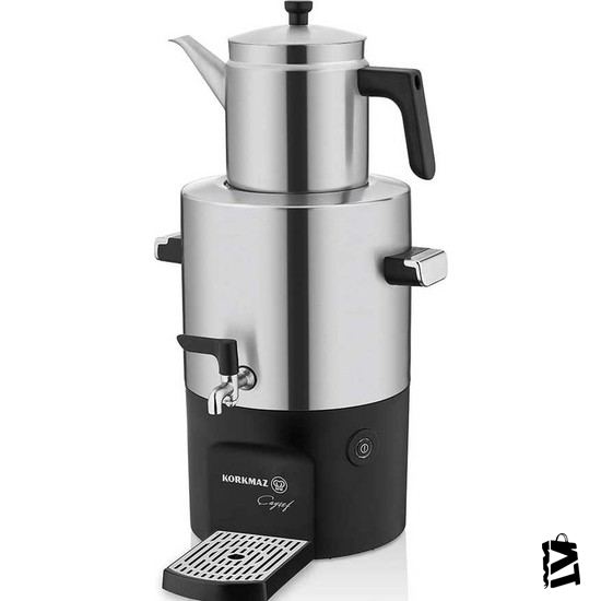Korkmaz çayşef Inox/satin Semaver - Elden Taksitle Sözleşmeli Senetli Alışveriş