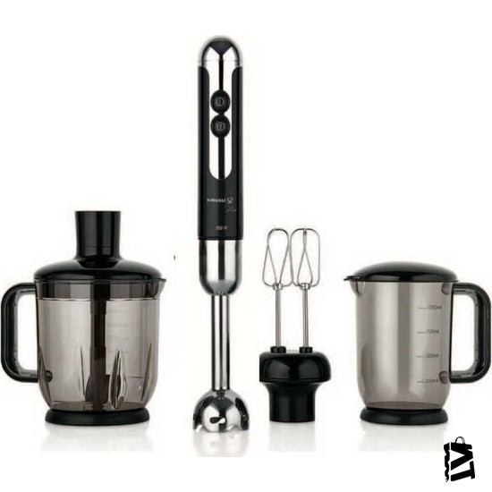 Korkmaz Mia Mega Siyah/krom Blender Set A447-12 - Elden Taksitle Sözleşmeli Senetli Alışveriş