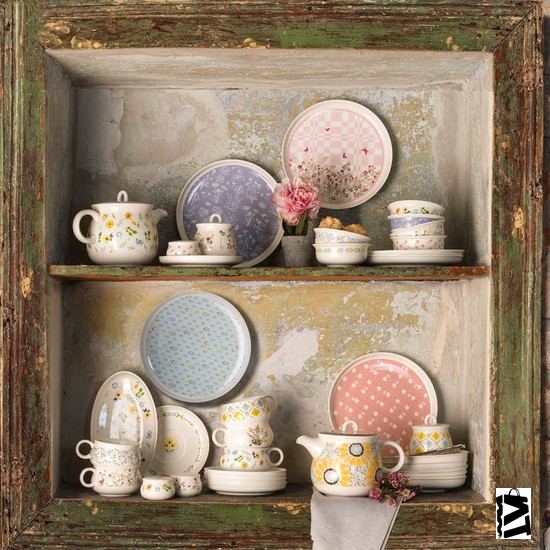 Korkmaz A8724 Aşiyan Collection 30 Parça Kahvaltı Takımı - Elden Taksitle Sözleşmeli Senetli Alışveriş