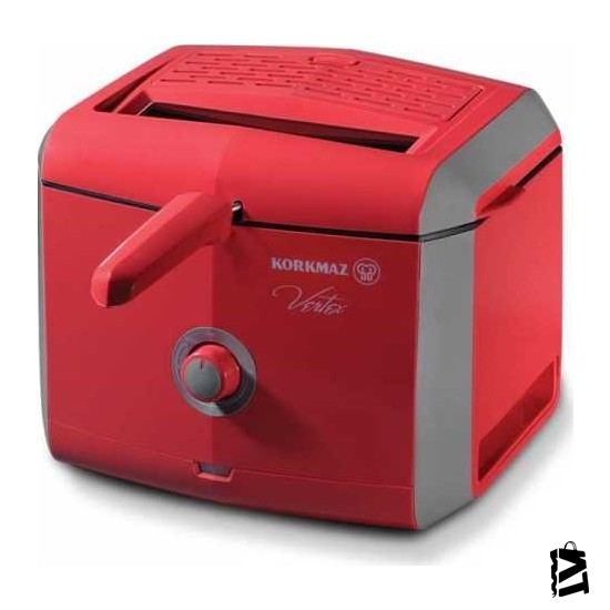 Korkmaz Vertex A486 02 Fritöz - Kırmızı - Elden Taksitle Sözleşmeli Senetli Alışveriş