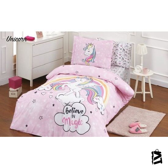 özdilek Unicorn Tek Kişilik Nevresim Takımı - Elden Taksitle Sözleşmeli Senetli Alışveriş