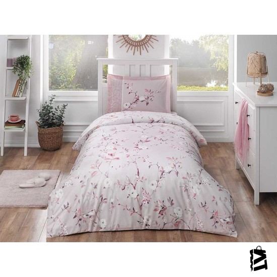 özdilek Ivy Rose Tek Kişilik Nevresim Takımı - Elden Taksitle Sözleşmeli Senetli Alışveriş