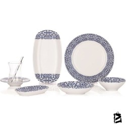 Schafer Sophie 32 Parça Kahvaltı Takımı Lacivert
