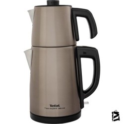 Tefal Tea Expert Deluxe Şampanya 1650 W Çelik Demlikli Çay Makinesi