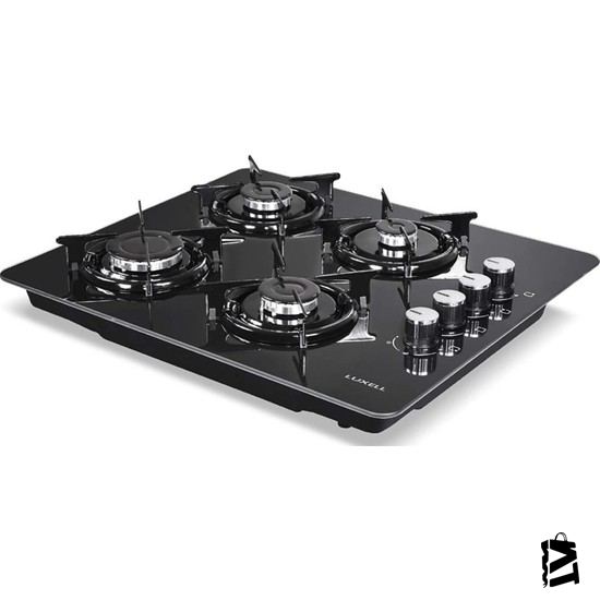 Luxell Lx-40 Tshdf 4 Gözü Gazlı Siyah Cam Lpg Set üstü Ocak - Elden Taksitle Sözleşmeli Senetli Alışveriş