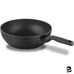Korkmaz Granit Indüksiyonlu Wok Tava 28 cm Ornella A1119