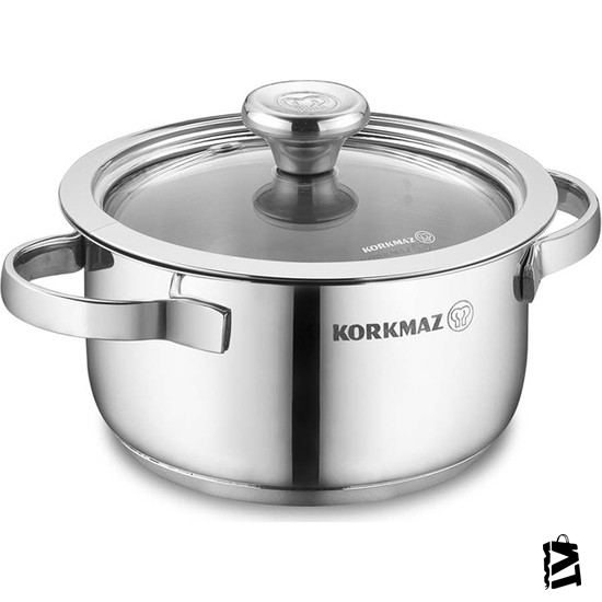 Korkmaz A1399 Minika Inox Tencere 14x7 - Elden Taksitle Sözleşmeli Senetli Alışveriş