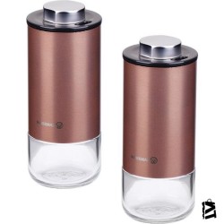 Korkmaz Stora Plus Rosegold Tuzluk Biberlik Seti A5521-2