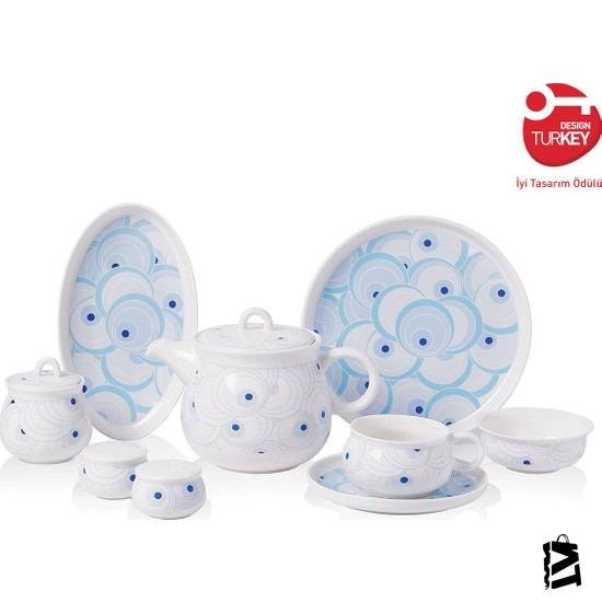 Korkmaz Aşiyan Collection 30 Parça Kahvaltı Takımı - Elden Taksitle Sözleşmeli Senetli Alışveriş