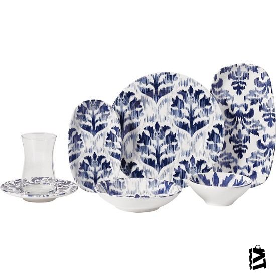 Korkmaz Doğa Collection 26 Parça Kahvaltı Takımı - Elden Taksitle Sözleşmeli Senetli Alışveriş