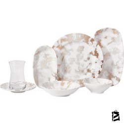Korkmaz Doğa Collection 26 Parça Kahvaltı Takımı