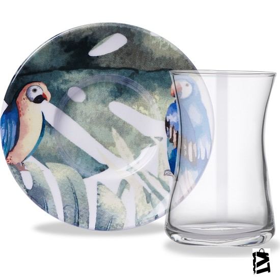 Korkmaz Natura Collection 12 Parça Çay Bardak Seti