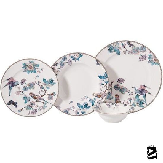 Korkmaz Vanessa Collection 24 Parça Yuvarlak Yemek Takımı A8878 - Elden Taksitle Sözleşmeli Senetli Alışveriş