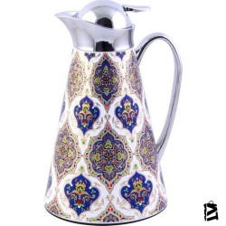 Leader 1 Litre Içi Cam Çini Işlemeli Çeyizlik Lüks Termos Leader LD-10C