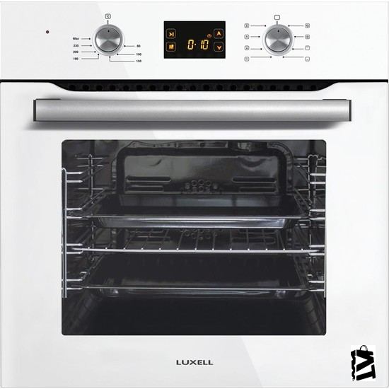 Luxell A6sf3 Beyaz Ankastre Fırın - Elden Taksitle Sözleşmeli Senetli Alışveriş