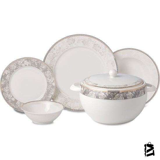 Korkmaz Perla Collection 60 Parça Yemek Takımı - Elden Taksitle Sözleşmeli Senetli Alışveriş