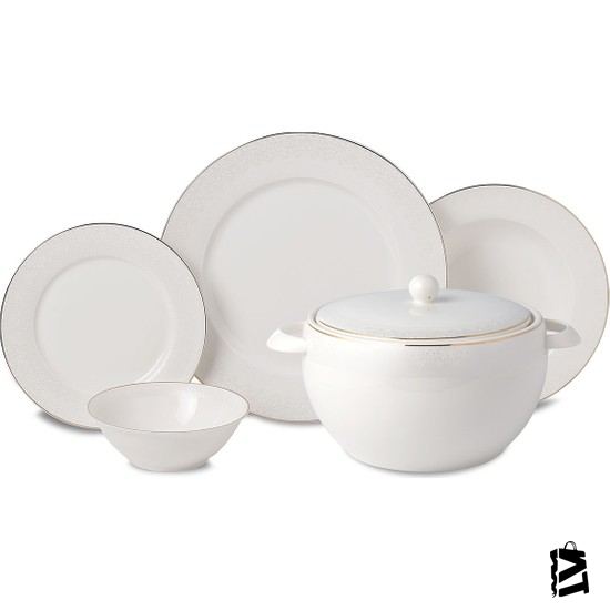 Korkmaz Perla Collection 60 Parça Yemek Takımı - Elden Taksitle Sözleşmeli Senetli Alışveriş