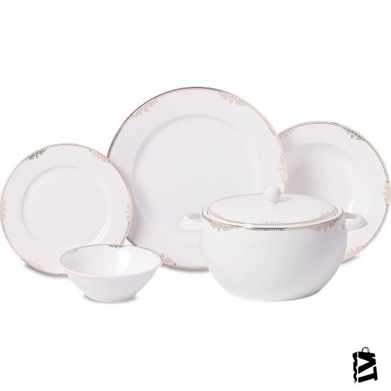 Korkmaz Perla Collection 60 Parça Yemek Takımı - Elden Taksitle Sözleşmeli Senetli Alışveriş