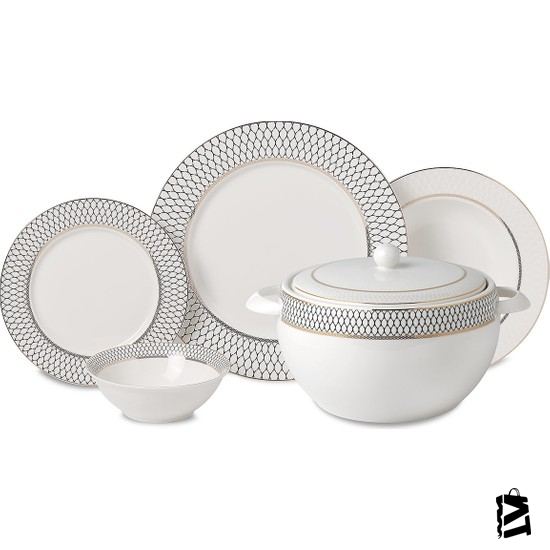 Korkmaz Perla Collection 60 Parça Yemek Takımı - Elden Taksitle Sözleşmeli Senetli Alışveriş