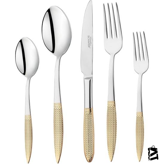 Schafer Goldısh çatal/kaşık/bıçak 72 Parça - Elden Taksitle Sözleşmeli Senetli Alışveriş