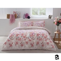 Özdilek Spread Flower Somon Çift Kişilik Ranforce Nevresim Takımı