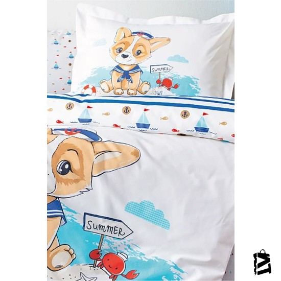 özdilek Happy Summer Bebek Nevresim Takımı Mavi - Elden Taksitle Sözleşmeli Senetli Alışveriş