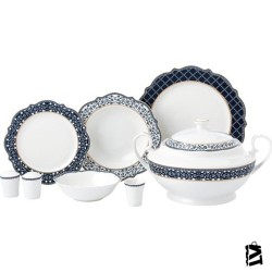 Korkmaz Eliza Collection 60 Parça Yuvarlak Yemek Takımı