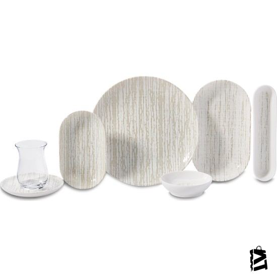 Korkmaz Gardena Collection 28 Parça Kahvaltı Takımı - Elden Taksitle Sözleşmeli Senetli Alışveriş