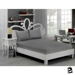 Özdilek Trendy Fitted Çarşaf 160X200 cm Çift Kişilik Gri