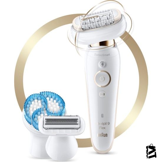 Braun Silk-épil 9 Flex 9010 Sensosmart Kablosuz Islak & Kuru 6 Ek Parçalı 3ü 1 Arada Epilatör - Elden Taksitle Sözleşmeli Senetli Alışveriş