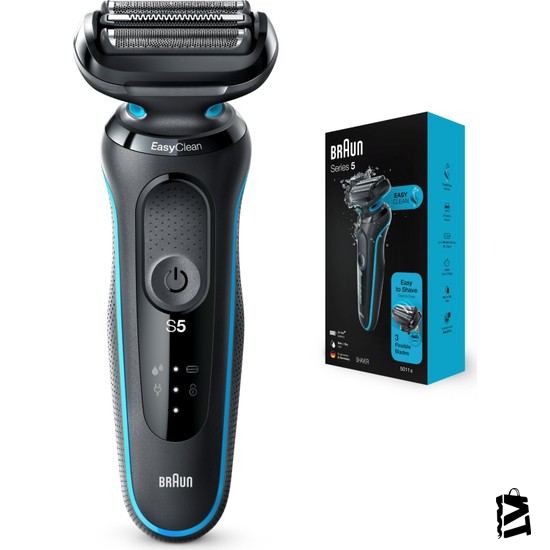 Braun Seri 5 M1000s Kablosuz Tıraş Makinası - Easyclean - Easyclick Islak & Kuru - Elden Taksitle Sözleşmeli Senetli Alışveriş